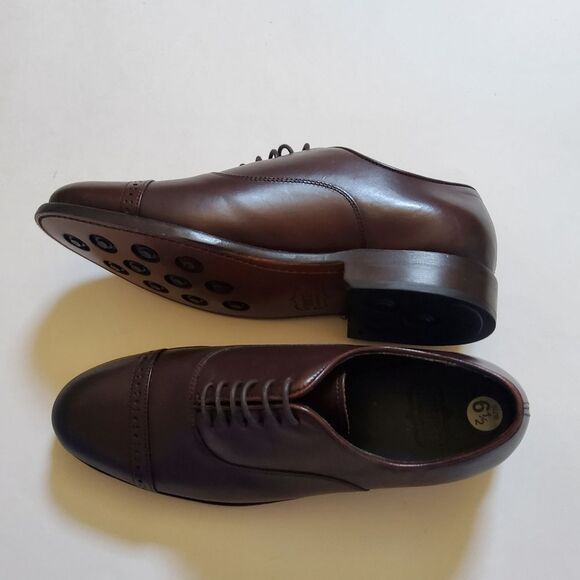 Thursday Boot Co. Executive Cap Toe Oxford Men\'s Leather Dress Shoes 6.5 Brown main image 10
